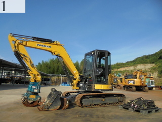 Used Construction Machine Used YANMAR YANMAR Forestry excavators Grapple / Winch / Blade ViO55-6