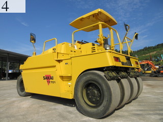 中古建設機械 中古 酒井重工業 SAKAI ローラー タイヤローラー TZ701