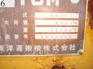 Used Construction Machine Used TCM TCM Wheel Loader bigger than 1.0m3 75BNJ