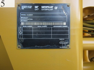Used Construction Machine Used CAT CAT Wheel Loader bigger than 1.0m3 910G