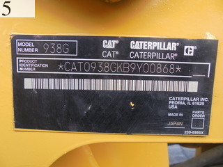 Used Construction Machine Used CAT CAT Wheel Loader bigger than 1.0m3 938G