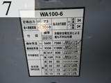 Used Construction Machine Used KOMATSU KOMATSU Wheel Loader bigger than 1.0m3 WA100-6