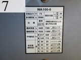 Used Construction Machine Used KOMATSU KOMATSU Wheel Loader bigger than 1.0m3 WA100-6