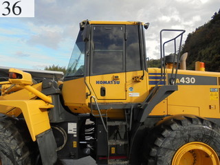 Used Construction Machine Used KOMATSU KOMATSU Wheel Loader bigger than 1.0m3 WA430-6
