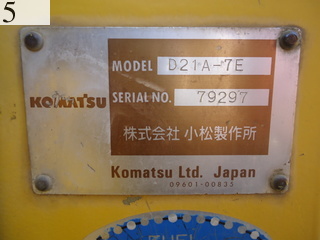 Used Construction Machine Used KOMATSU KOMATSU Bulldozer  D21A-7E