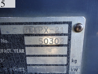 Used Construction Machine Used KOMATSU KOMATSU Bulldozer  D31PX-21