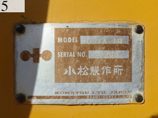 Used Construction Machine Used KOMATSU KOMATSU Bulldozer  D31A-18