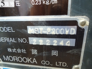 中古建設機械 中古 諸岡 MOROOKA クローラ・キャリア クローラダンプ MST-2200VD
