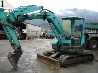 中古建設機械 中古 コベルコ建機 KOBELCO 油圧ショベル・バックホー ０．２－０．３立米 SK50UR