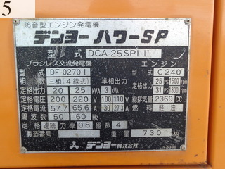Used Construction Machine Used DENYO DENYO Generator  DCA-25SPI-II