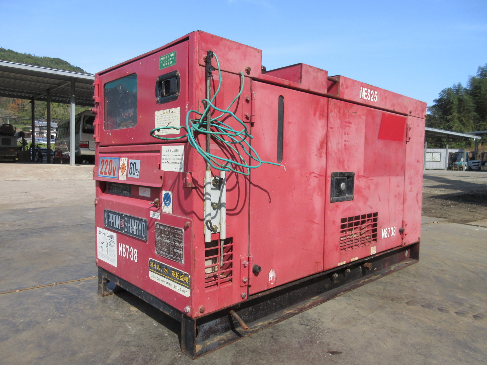 Used Construction Machine Used NIPPON SHARYO NIPPON SHARYO Generator  NES25SI-T