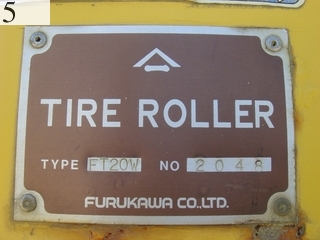 Used Construction Machine Used FURUKAWA FURUKAWA Roller Tire rollers FT20W