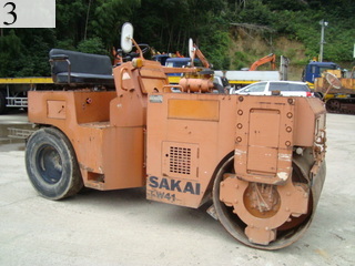 中古建設機械 中古 酒井重工業 SAKAI ローラー 舗装用振動ローラー TW41