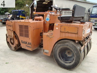 中古建設機械 中古 酒井重工業 SAKAI ローラー 舗装用振動ローラー TW41