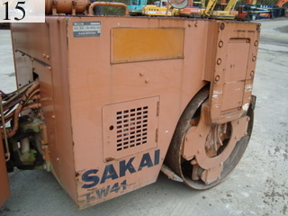 中古建設機械 中古 酒井重工業 SAKAI ローラー 舗装用振動ローラー TW41