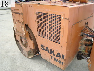 中古建設機械 中古 酒井重工業 SAKAI ローラー 舗装用振動ローラー TW41