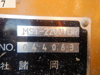 中古建設機械 中古 諸岡 MOROOKA クローラ・キャリア クルクルキャリア・全旋回キャリアダンプ MST-2200VDR