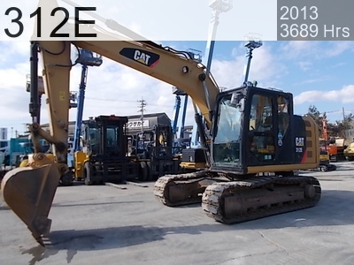Used Construction Machine Used  Excavator 0.4-0.5m3 312E #GAC00227, 2013Year 3689Hours