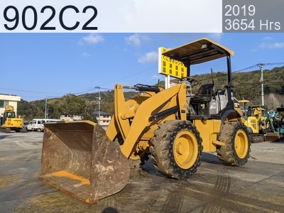 Used Construction Machine Used CAT Wheel Loader smaller than 1.0m3 902C2 #YKT01593, 2019Year 3654Hours