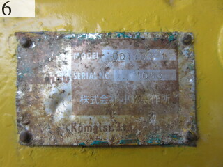Used Construction Machine Used KOMATSU KOMATSU Crawler carrier Crawler Dump Rotating CD110R-1