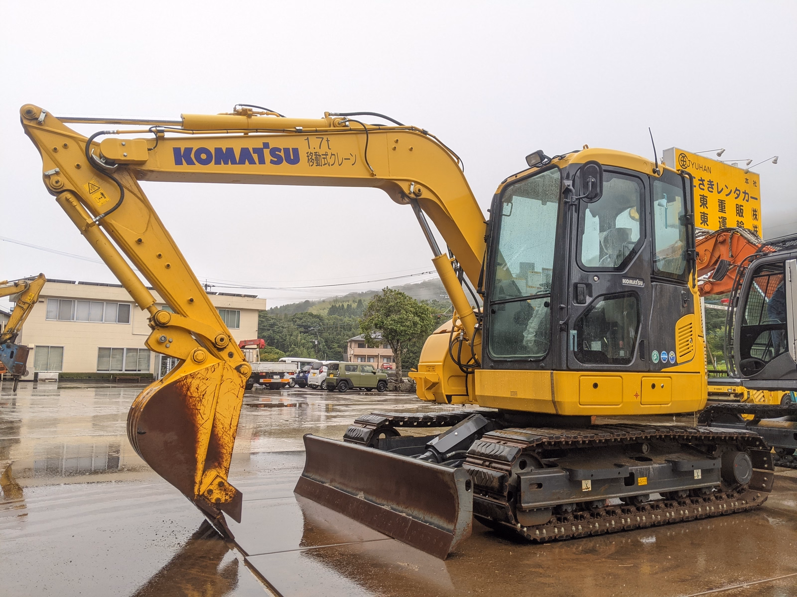 中古建設機械 中古 コマツ 油圧ショベル・バックホー ０．２－０．３立米 PC78US-10 写真