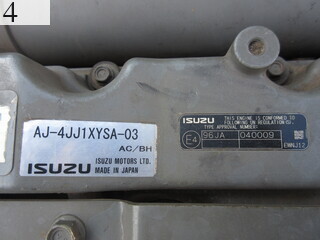 中古建設機械 中古 いすゞ自動車 ISUZU MOTORS エンジン ディーゼルエンジン AJ-4JJ1XYSA-03