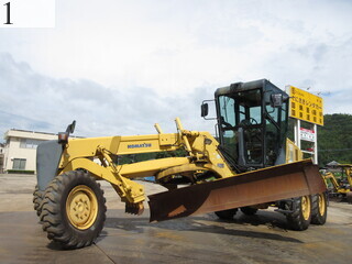 中古建設機械 中古 コマツ KOMATSU モーターグレーダー アーティキュレート式 GD405A-3E0