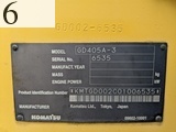 Used Construction Machine Used KOMATSU KOMATSU Grader Articulated frame GD405A-3
