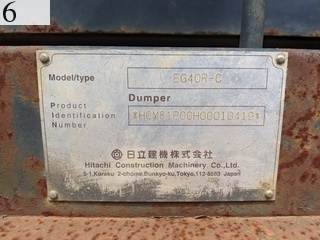 Used Construction Machine Used HITACHI HITACHI Crawler carrier Crawler Dump Rotating EG40R-C