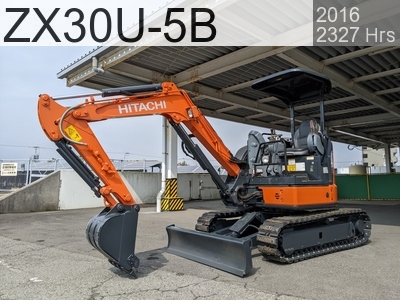 Used Construction Machine Used  Excavator ~0.1m3 ZX30U-5B #51303, 2016Year 2327Hours