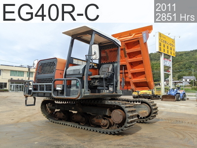 Used Construction Machine Used HITACHI Crawler carrier Crawler Dump Rotating EG40R-C #10424, 2011Year 2851Hours