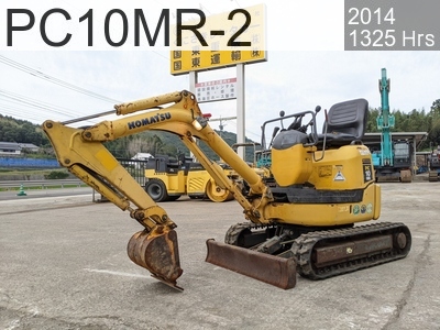 Used Construction Machine Used KOMATSU Excavator ~0.1m3 PC10MR-2 #36102, 2014Year 1325Hours