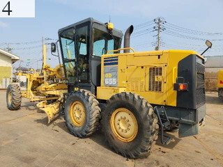 中古建設機械 中古 コマツ KOMATSU モーターグレーダー アーティキュレート式 GD655-3E0