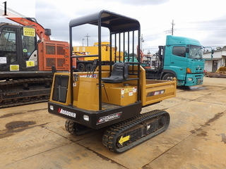 中古建設機械 中古 諸岡 MOROOKA クローラ・キャリア クルクルキャリア・全旋回キャリアダンプ MST-200VDR