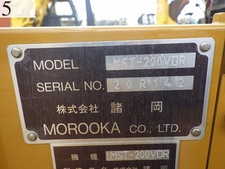 中古建設機械 中古 諸岡 MOROOKA クローラ・キャリア クルクルキャリア・全旋回キャリアダンプ MST-200VDR