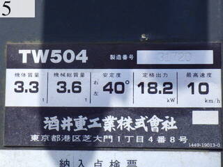 Used Construction Machine Used SAKAI SAKAI Roller Vibration rollers for paving TW504