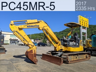 Used Construction Machine Used KOMATSU Excavator ~0.1m3 PC45MR-5 #31493, 2017Year 2335Hours