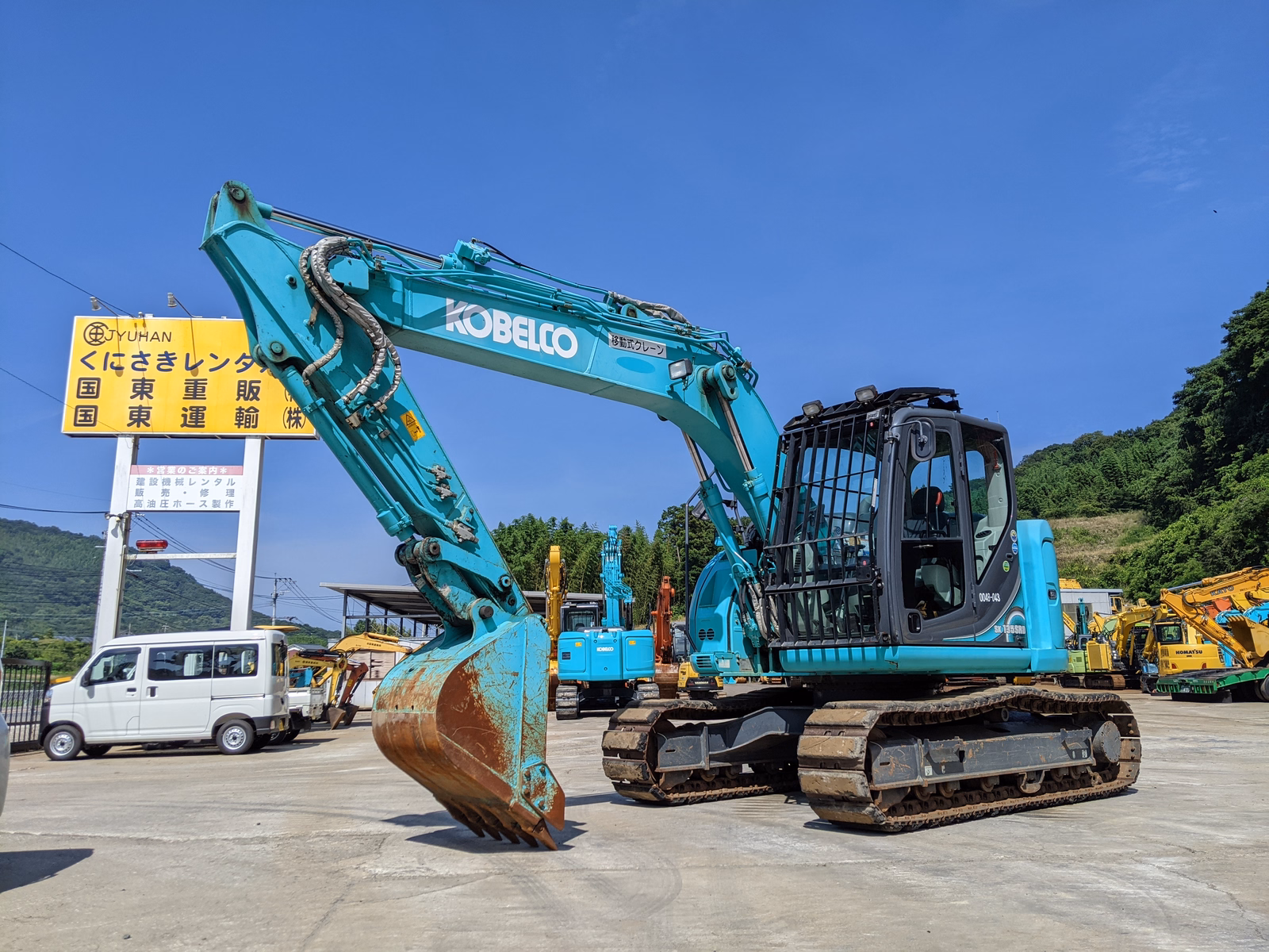 Used Construction Machine Used KOBELCO Demolition excavators Demolition backhoe SK135SRD-5 Photos