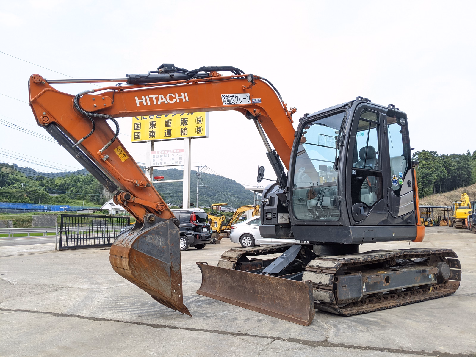 Used Construction Machine Used HITACHI Excavator 0.2-0.3m3 ZX75US-5B Photos