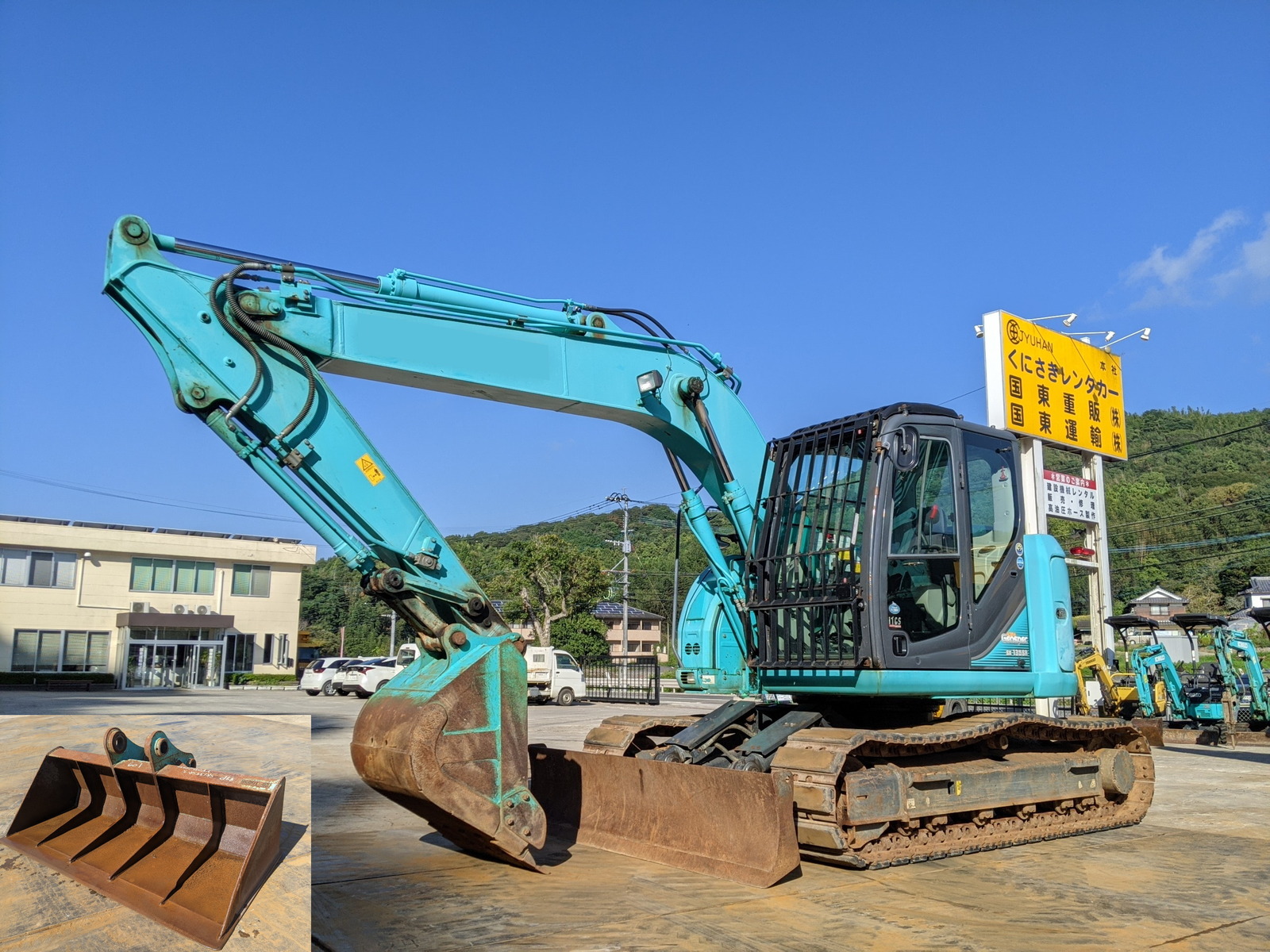 中古建設機械 中古 コベルコ建機 KOBELCO 油圧ショベル・バックホー ０．４－０．５立米 SK135SR-3