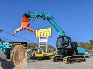 中古建設機械 中古 日立建機 マテリアルハンドリング機 マグネット仕様 ZX200LC-5B 写真