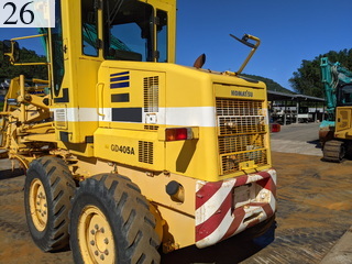 中古建設機械 中古 コマツ KOMATSU モーターグレーダー アーティキュレート式 GD405A-3Y