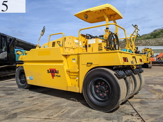 Used Construction Machine Used SAKAI SAKAI Roller Tire rollers TZ704