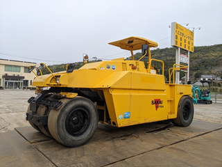 中古建設機械 中古 酒井重工業 ローラー タイヤローラー TZ704 写真