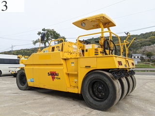 Used Construction Machine Used SAKAI SAKAI Roller Tire rollers TZ704