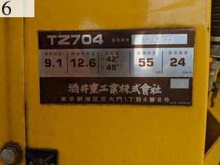 Used Construction Machine Used SAKAI SAKAI Roller Tire rollers TZ704