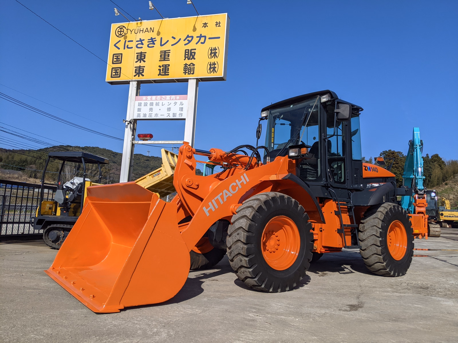 Used Construction Machine Used HITACHI Wheel Loader bigger than 1.0m3 ZW140 Photos