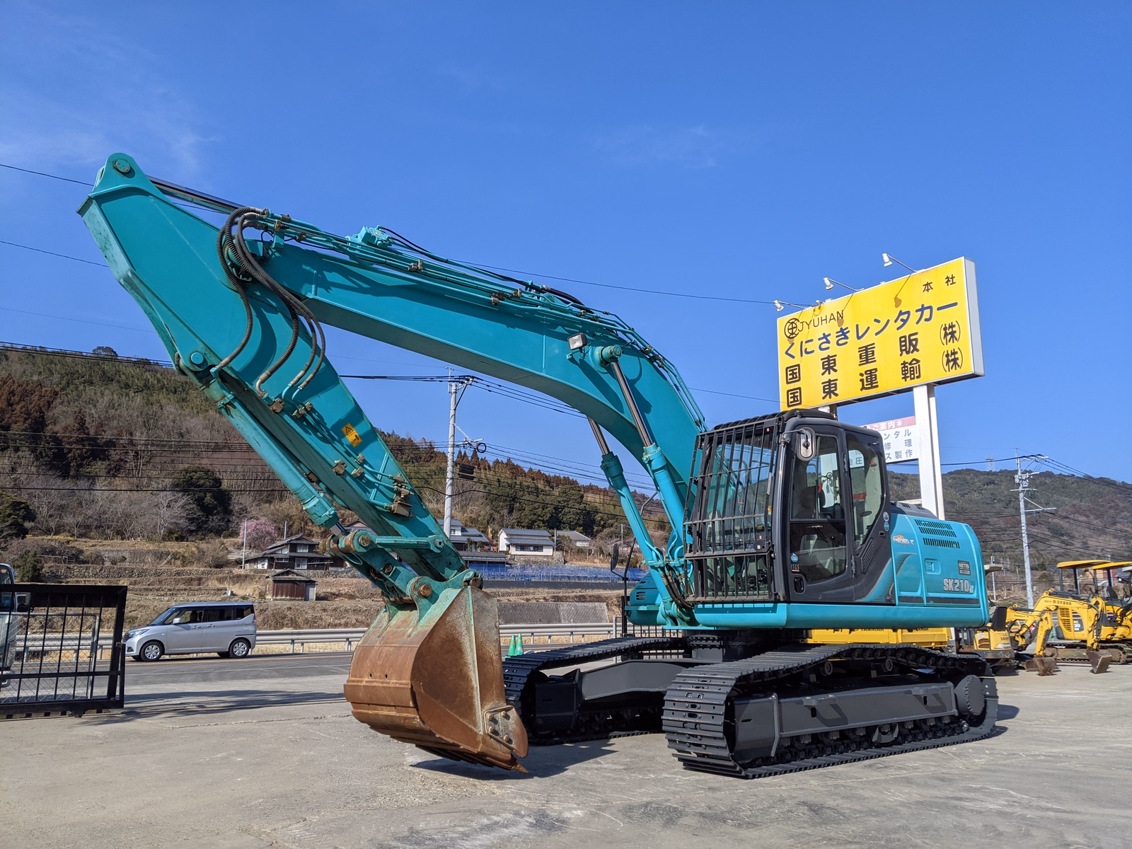 Used Construction Machine Used KOBELCO Excavator 0.7-0.9m3 SK210LC-9 Photos
